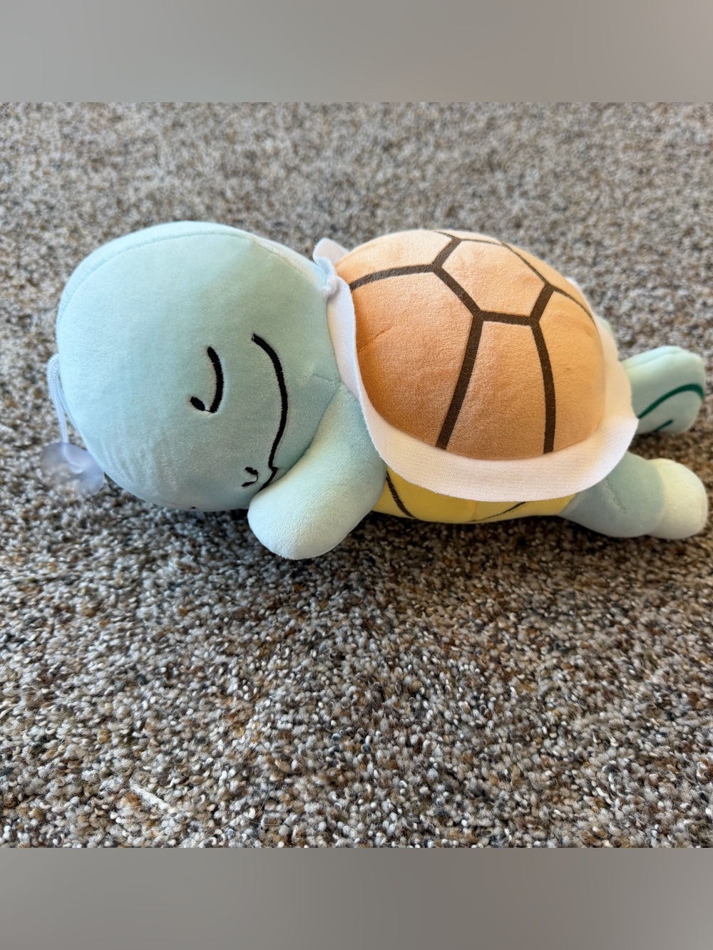 Pokemon Sleeping Squirtle Plush Stuffed Animal Blue Turtle NWOT